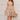 Floral Pleated Lace Up Dress